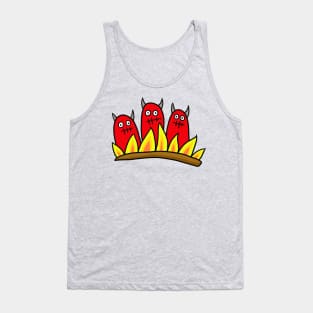 3 devils Tank Top